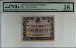 1 Pesseta di Andorra I Emissione (19-12-1936): Front