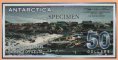 $50 Antartici (1-1-2001) Specimen: Fronte