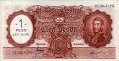 Argentinian 1 Peso ND(1970): Front