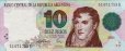 Argentinian 10 Pesos ND(1994): Front