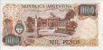 Argentinian 1,000 Pesos ND(1976-83): Reverse