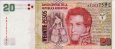 Argentinian 20 Pesos ND(2003): Front