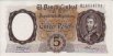 Argentinian 5 Pesos ND(1960): Front