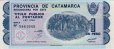 Argentine 1 Peso of Catamarca Province ND(2001): Front