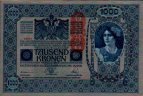 Austrian 1,000 Kronen (ND[1919]/2-1-1902): Front