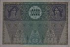 Austrian 10,000 Kronen (ND[1919]/2-11-1918): Reverse