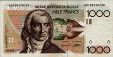 1.000 Franchi Belgi ND(1980-96): Fronte