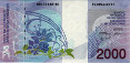 2.000 Franchi Belgi ND(1994-2001): Retro