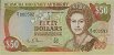 Bermudian $50 (20-2-1989): Front