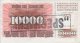 Bosnian 10,000 Dinara (25-1-1993): Reverse