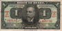 Brazilian 1 Mil Reis ND(1944): Front
