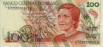 Brazilian 100 Cruzeiros ND(1990): Front