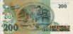 Brazilian 200 Cruzados Novos (1989): Reverse