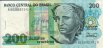 Brazilian 200 Cruzeiros ND(1990): Front