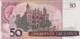 Brazilian 50 Cruzados ND(1986): Reverse