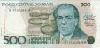 Brazilian 500 Cruzados ND(1987): Front