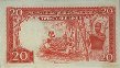 British West African 20/- (31-3-1953): Reverse
