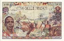Centrafrican 5,000 Francs (1-1-1980): Front