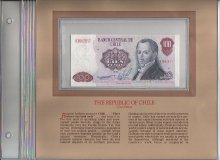 100 Pesos Cileni (1981): Fronte