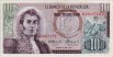 10 Pesos Oro Colombiani (1-1-1975): Fronte