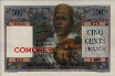 500 Franchi delle Isole Comore (1963): Fronte