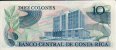 Costarican 10 Colones (2-4-1988): Reverse