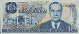 Costarican 10 Colones (6-9-1972): Front
