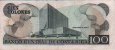 Costa Rican 100 Colones (28-9-1993): Reverse