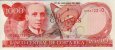 Costa Rican 1,000 Colones (27-9-2004): Front