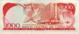 Costa Rican 1,000 Colones (27-9-2004): Reverse