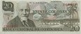 Costarican 20 Colones (26-4-1977): Front