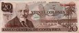 Costarican 20 Colones (8-7-1982): Front