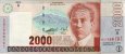 Costa Rican 2,000 Colones (9-4-2003): Front