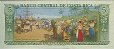 Costa Rican 5 Colones (2-12-1975): Reverse