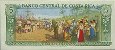 Costa Rican 5 Colones (20-8-1968): Reverse