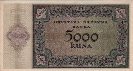 5.000 Kuna Croato (15-7-1943): Retro