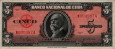 5 Pesos Cubani (1950): Fronte