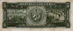 5 Pesos Cubani (1960): Retro