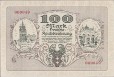 100 Marchi di Danzica (31-10-1922): Retro