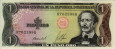 1 Peso d'Oro Dominicano (1987): Fronte