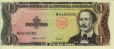 1 Peso d'Oro Dominicano (1988): Fronte