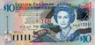 $10 di Anguilla degli Stati Caraibici Orientali ND(2003): Fronte