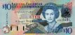 East Caribbean States: St. Lucia's $10 ND(2003): Front