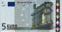 €5 Austriaci di Duisenberg (2002): Fronte