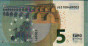 €5 Francesi di Draghi (2013): Retro