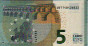 €5 Francesi di Draghi (2013): Retro