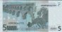 €5 Francesi di Duisenberg (2002): Retro
