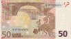 €50 Francesi di Duisenberg (2002): Retro