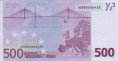 €500 Francesi di Duisenberg (2002): Retro