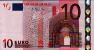 €10 Tedeschi di Trichet (2002): Fronte